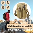 thumbnail image 2 of Riñonera Para Exteriores, Riñonera Molle Edc, Riñonera Con Funda Para Teléfono Móvil Para Deportes, Senderismo, Camping Y Viajes Vogacara OD015920-02, 2 of 6