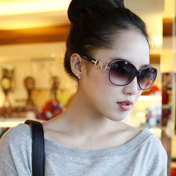 Polarized UV Protection Sunglasses for Women Oversized Trendy Shades
