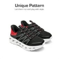 thumbnail image 3 of DREAM PAIRS Kids Light-Up Sneakers Slip-On Vegan Leather & Mesh Shoes with LED Lights & Shock-Absorbing Design, 3 of 6
