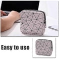 thumbnail image 5 of 26-27 2-pack mini sanitary pad pouch canvas coin purse clip menstrual cup pouch for sanitary pads, nursing pads, 5 of 5