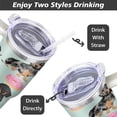 thumbnail image 5 of Dachshund Tumbler with Handl, Stainless Steel Vacuum Insulated Travel Coffee Mug 40 oz, Inspirational Birthday Christmas Gifts for Dog Lover Friends, 5 of 6