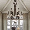 thumbnail image 2 of Beaumont Lane 12 Light Candlestick Chandelier in Rubbed Bronze, 2 of 3