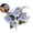 Blue, variant on VQPeo Realistic Artificial Wedding Bouquet, Handheld Imitation Flower Arrangement, Home Decor Wall Floral Accent for Parties & Ceremonies