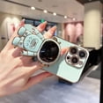 thumbnail image 4 of Funda Samsung A50 A51 A11 A03S A50S A21S A10S A02 A02S A30 A20 M21 A30S M30S M11 M02S M02 M10S borde recto 90 ° astronauta galvanoplastia caja del teléfono, 4 of 4