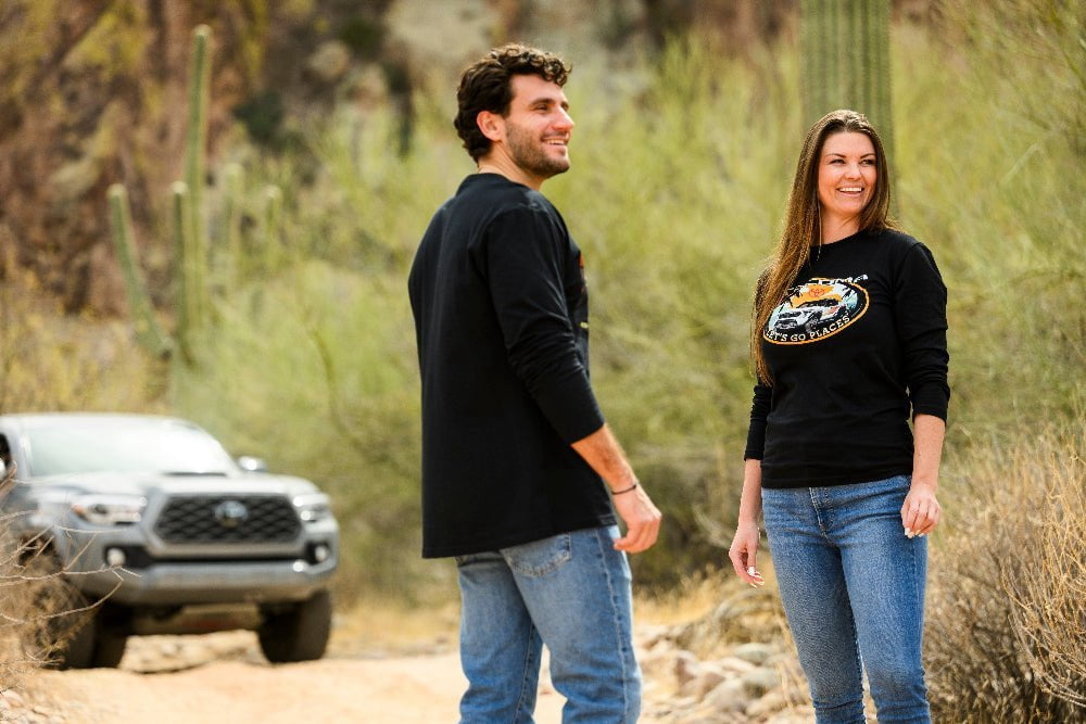 Toyota Tacoma Pick-Up Truck Let's Go Places Long Sleeve Tee