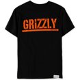 thumbnail image 1 of Camiseta Gráfica Diamond Supply Co para Hombre Grizzly Griptape Negro Grande, 1 of 1