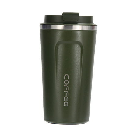 

FLYHMAI Deals insulated Water Bottle with Wide Mouth and Anti-Dust Lid Stainless Steel Sports Water Bottles Leak Proof 307 roestvrij staal wijnglas for Milk Water or Juice Syrup Honey