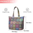 thumbnail image 4 of Pink Diverse Mandala Pattern Travel Tote Bags for Women Carry On,Large Weekender Bags for Women Travel,Multi Functional Duffle Bag for Work,Shopping,Sports, 4 of 5