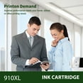 thumbnail image 4 of 910XL Ink Cartridges Compatible for 910 910XL Combo Pack for OfficeJet Pro 8020 8025 8028 8035 8010 8022 8015 8018 Printer (3 Pack, Cyan, Magenta, Yellow), 4 of 6