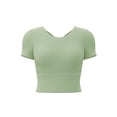 thumbnail image 6 of Lenago Women Tops Tops for Women Long Sleeve Breathable Shirt Fast Dry Workout Hiking Tops for Women Green S, 6 of 7