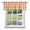 Orange, variant on Fall Orange Plaid Valance Curtains, Country Farmhouse Pastoral Stripe Gingham Grids Rod Pocket Short Window Curtain for Kitchen Bathroom Bedroom, 60"x18"