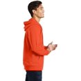thumbnail image 3 of Port & Company Fan Favorite Fleece Full Zip Hooded Sweatshirt-2XL (Orange), 3 of 6