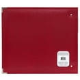 thumbnail image 4 of Scrapbook Classic Leather 3 Ring Album Red 12X12, 4 of 10