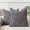 Grey, variant on Throw Pillow Covers Chenille Tweed Textured Decorative Couch Cushion Cover Neutral Modern Pillowcase For Sofa Bed Living Decor