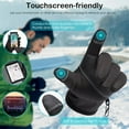 thumbnail image 4 of Winter Warm Gloves,Touchscreen Cold Weather Driving Gloves Windproof Anti-Slip Sports Gloves for Cycling Running Skiing Hiking Climbing,Men ＆ Women, 4 of 20