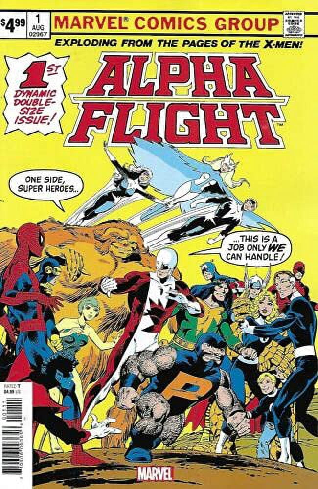 lpha Flight Comic 1 Facsimile Edition 2019 John Byrne Rosen Yanchus ONeil