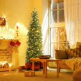 thumbnail image 1 of Árbol de Navidad Decorativo Abatible Costway 180 cm Pre-Iluminado con Luces LED Multicolores 648 Puntas de Ramas Soporte Plegable, 1 of 7
