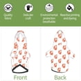 thumbnail image 3 of Uemuo Orange Fox for Winter Dog Hoodie Sweatshirts with Pockets Warm Dog Clothes for Small Dogs Chihuahua-X-Large, 3 of 8