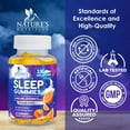 thumbnail image 5 of Melatonin Sleep Gummies Sugar Free - 6 mg Melatonin Sleep Gummies for Adults, Extra Strength Sleeping Gummy Supplements, Occasional Sleeping Support Supplement, 6mg Gomitas para Dormir - 60 Count, 5 of 11