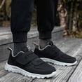 thumbnail image 3 of Men's and Women's Comfortable anti Slip hook and loop fastener Walking Sport Shoes, 3 of 10