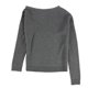 thumbnail image 2 of Suéter de manga con cremallera bar III para Mujer Gris Extragrande, 2 of 2