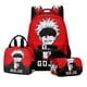 thumbnail image 4 of Mochila de anime Jujutsu Kaisen de 3 piezas para estudiantes con lonchera y estuche de lápices de doble capa, varios estilos, 4 of 5