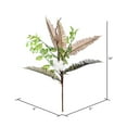 thumbnail image 2 of Vickerman 19" Artificial Green Fern Cotton Spray. Includes 3 sprays per pack., 2 of 4