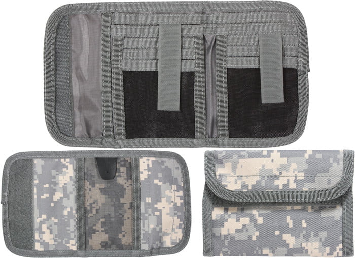 Army Digital Camouflage High Quality Deluxe Tri-Fold ID Wallet Rothco 11640 