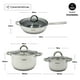 thumbnail image 2 of Bateria de Cocina Kaiserhoff-Queen Sense Acero Inoxidable Antiadherente Set 12 Piezas Plateado, 2 of 6