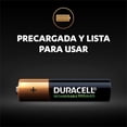 thumbnail image 2 of 8 Pilas Baterías Recargables Duracell AAA 900mah, 2 of 4