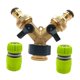 thumbnail image 1 of Divisor de manguera de jardín, conector de manguera de 2 vías, profesional, premium, portátil, en forma de Y, práctico y resistente, reemplaza, 1 of 9