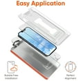 thumbnail image 4 of onn. iPhone 16e / 14 / 13 / 13 Pro Corning Glass Screen Protector, 4 of 6