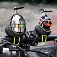 thumbnail image 2 of Pato Negro Con Casco Hélice Coche Onda Rompiendo Auto Decoración Interna Adornos huangjie unisex, 2 of 2