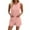 Pink, variant on Riforla Spring/summer Casual Solid Color Sleeveless Jumpsuit Shorts Jumpsuits for Women Pink L