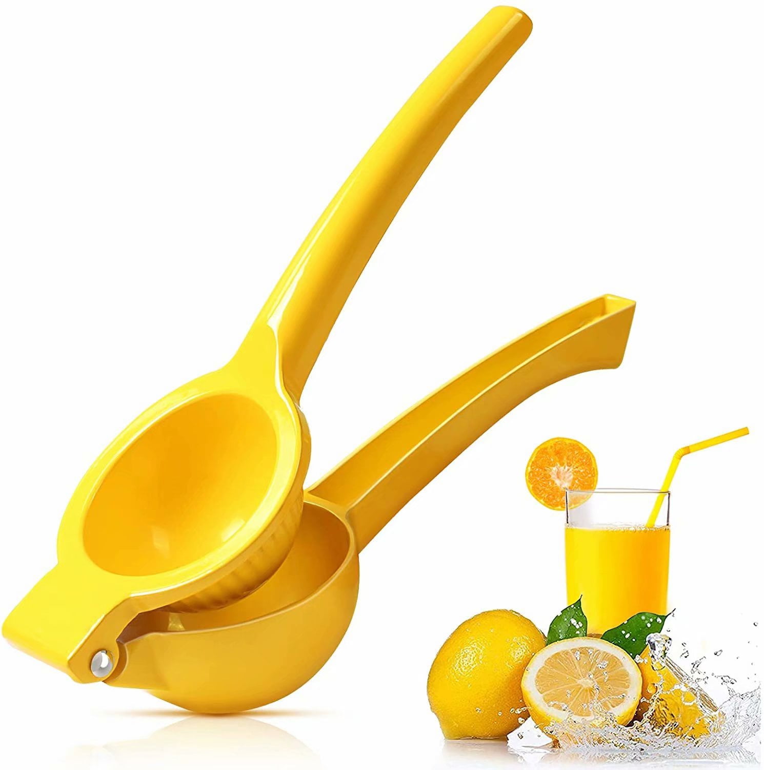 Lemon Lime Squeezer Aluminum 8" Long Heavy Duty Manual Juicer NEW Lemon Lime Squeezer Aluminum 8" Long Heavy Duty Manual Juicer NEW