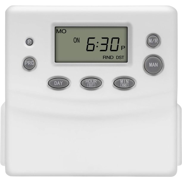 TOPGREENER Heavy Duty 7 Day Programmable Plugin Digital Timer, Dual