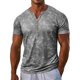thumbnail image 1 of Blusas y camisas de manga corta con cuello en V Camisa casual de manga corta para hombre Camisa abotonada para hombre Camisa de manga corta Top/camiseta con cuello en V Tops para hombre, 1 of 5