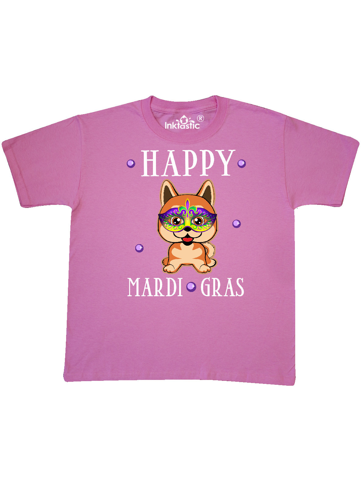 Happy Mardi Gras 2020 Puppy Dog Youth T-Shirt - Walmart ...