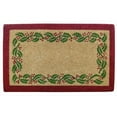 thumbnail image 1 of Nedia Home O2244 Tapis de Coco Robuste - 22 x 36 Po Bordure de Lierre Houx - Uni, 1 of 5