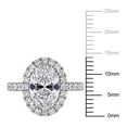 thumbnail image 3 of Created Forever Women's 3 7/8 CT Lab Created Diamond 14K White Gold Engagement Ring (G-H, VS1-VS2), 3 of 11