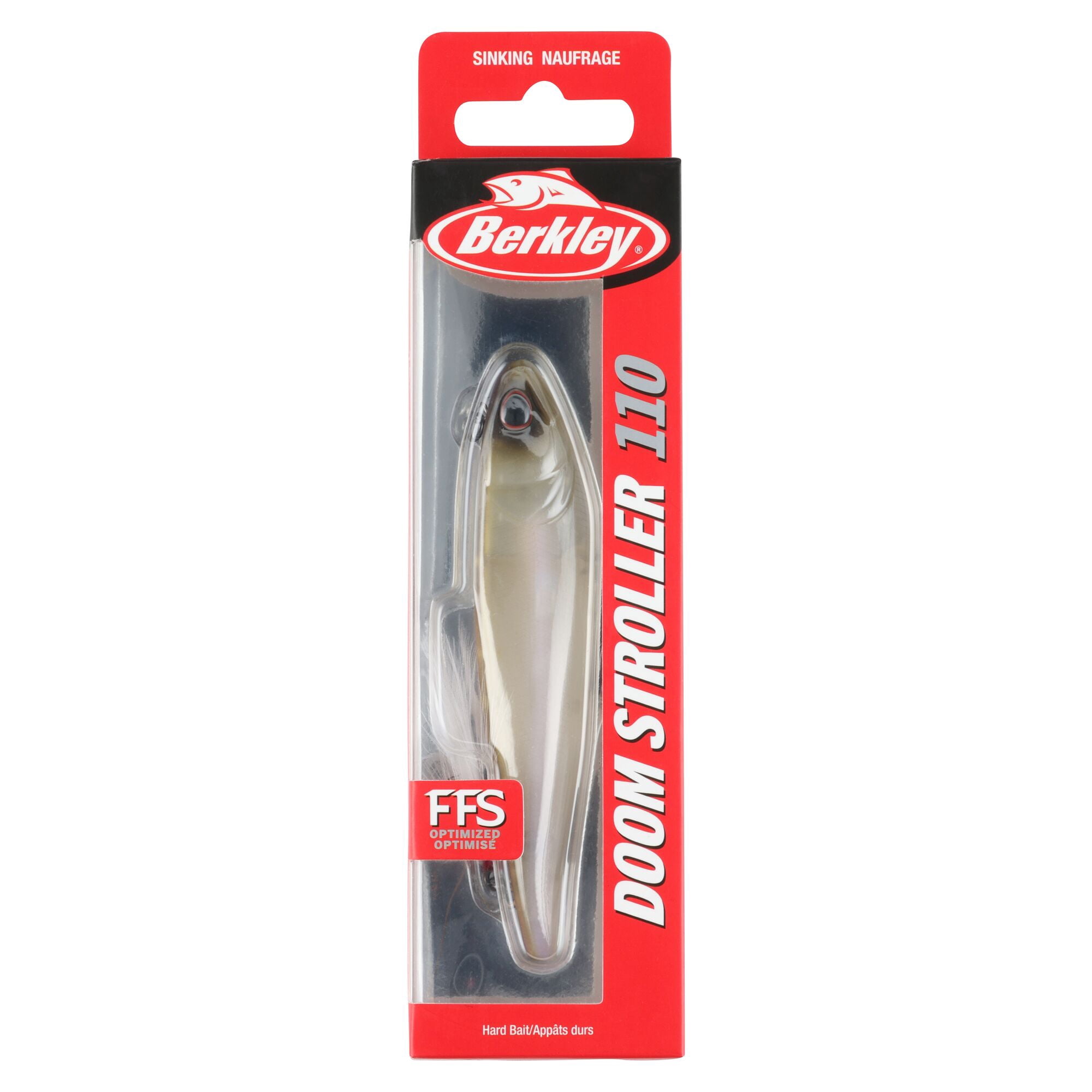 Berkley Doom Stroller Fishing Lure, 4.3 in, MF Minnow (1-count)
