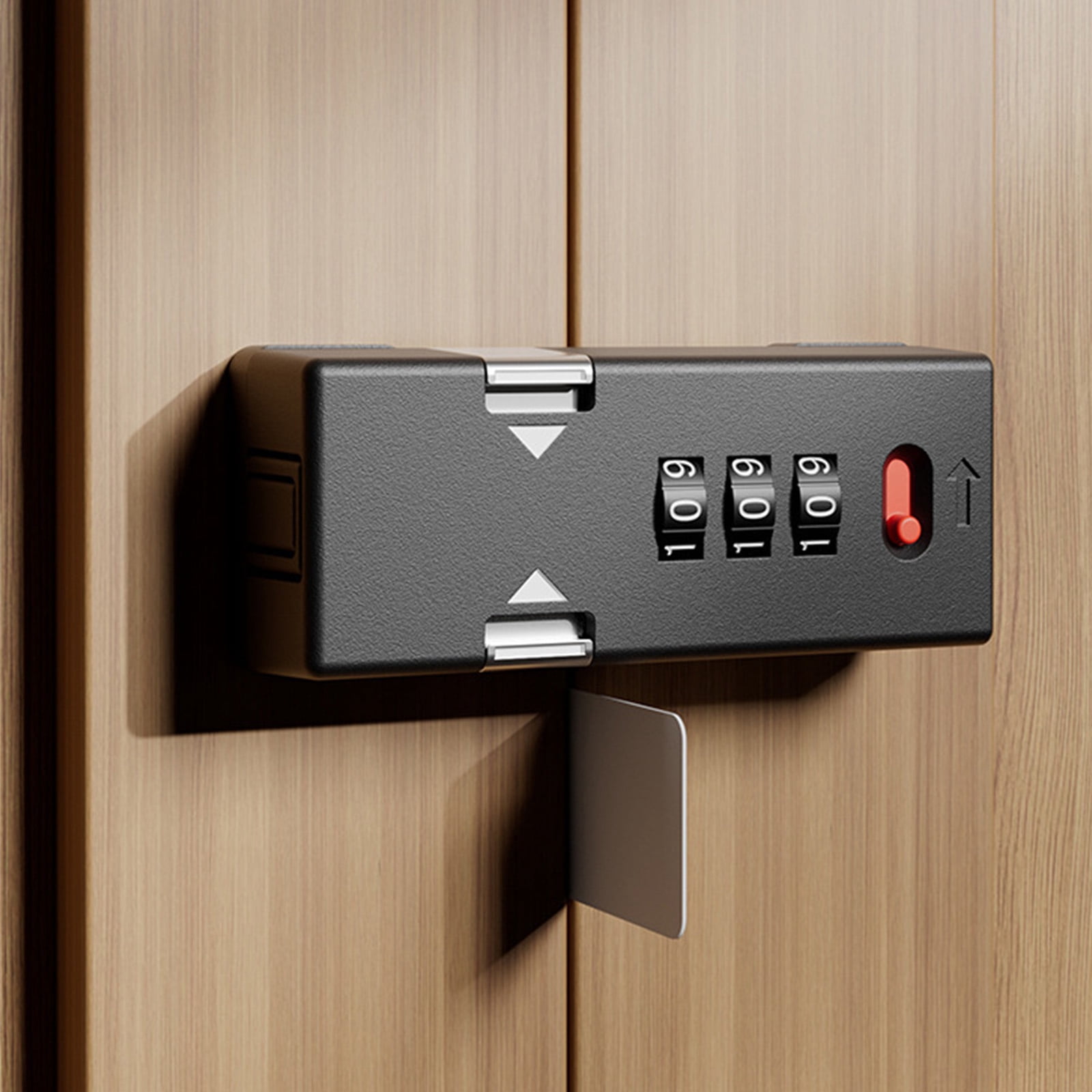 Furniture Security Lock 3 Digit Code Adjustable Cabinet Password Lock Keyless Door Bolt for Cabinets Drawers and Lockers