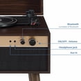 thumbnail image 4 of Tocadiscos de Vinilo Crosley Nogal Bluetooth con 3 Velocidades y Altavoces Integrados, 4 of 8