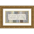 thumbnail image 1 of Phillips, Anita 18x11 Gold Ornate Wood Framed with Double Matting Museum Art Print Titled - Doctors Touch Lives, 1 of 4