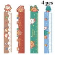 thumbnail image 2 of Christmas Ruler Magnetic Cute 4PCS 6 Inch Plastic Straight Ruler Cartoon Ruler, 2 of 10