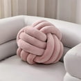 thumbnail image 3 of Plush Knot Ball Pillow for Home Decoration -Black, 3 of 5