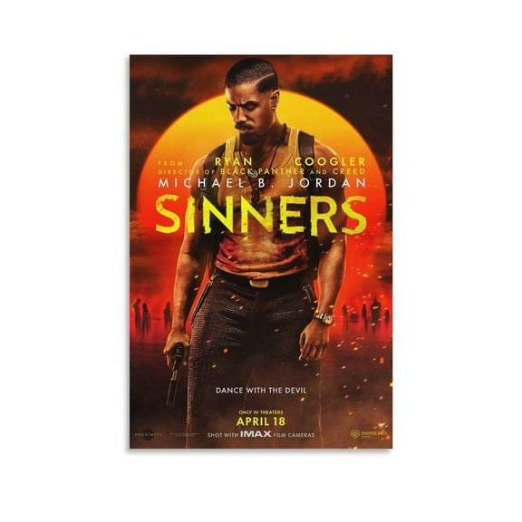 Sinners Canvas Wall Art Movie Poster Room Decor P-2