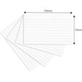 thumbnail image 4 of Summit Cards, 200 Pack White, Lined Revision Cards, 125x75mm, 4 of 4