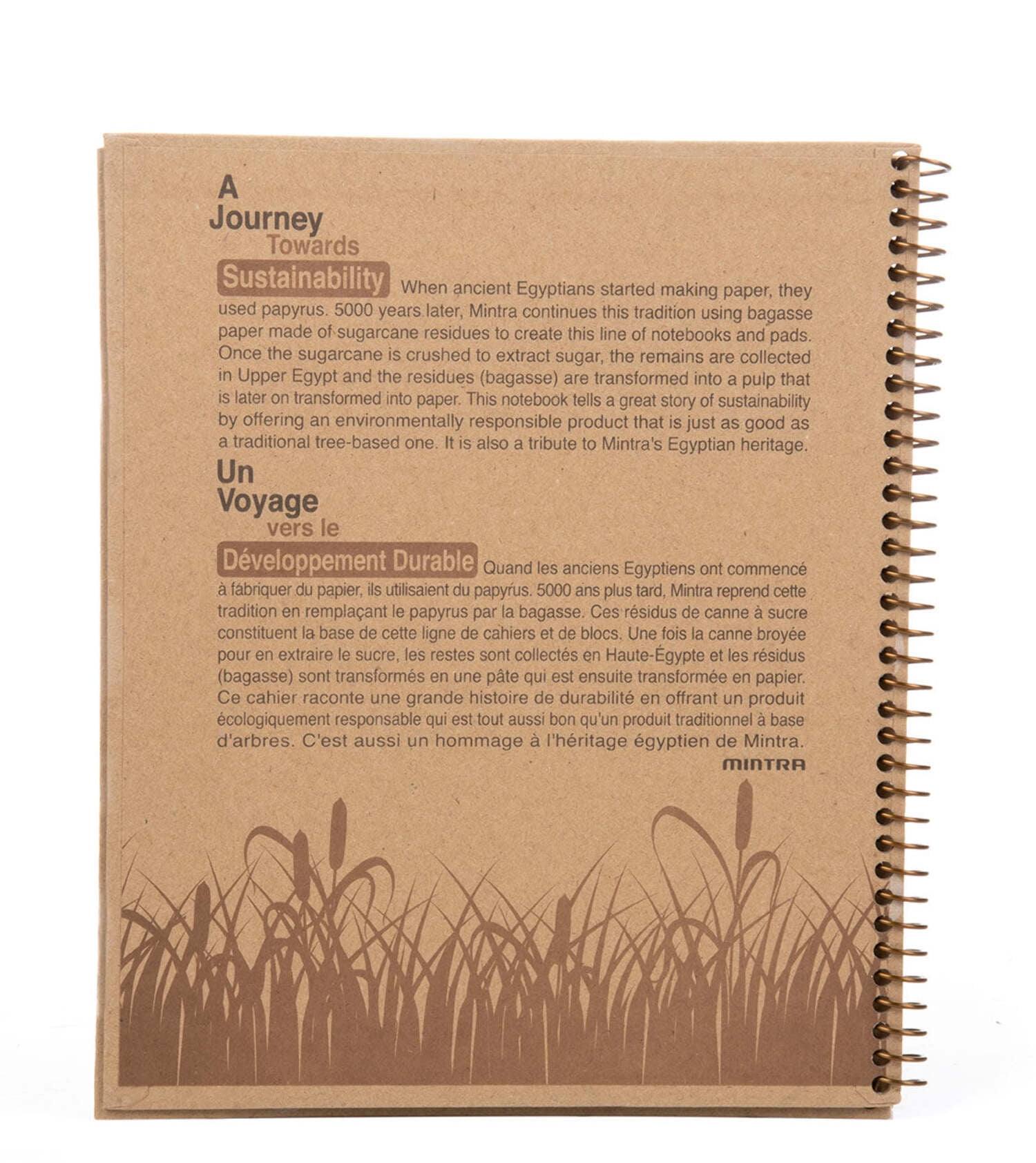 100% Recycled Kraft Letter Notebook (3 Pack) - Designs - 8.5in x 11in (07093)