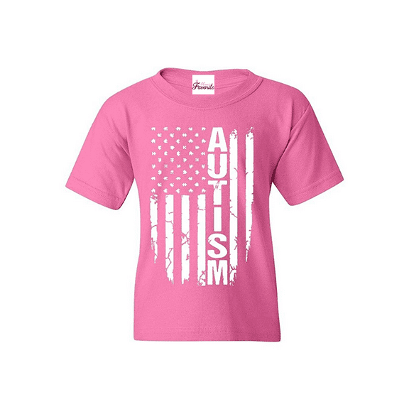 IWPF - Big Girls T-Shirts and Tank Tops - Autism Flag